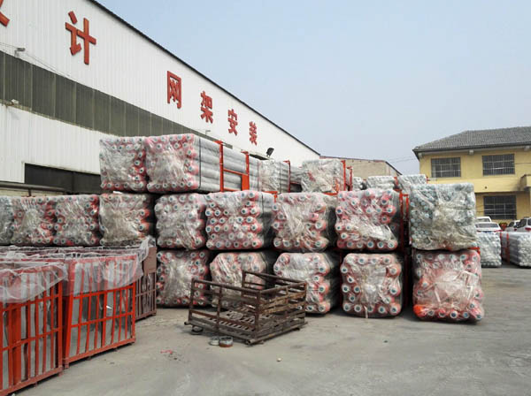 北宁网架成品待发